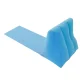 Inflatable beach mat with backrest and pillow, universal, light blue