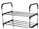 Shoe Rack, 5 Tiers, for 15 Pairs, Silver