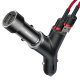 Baseus Y Type Car Charger with 2x USB and Extended Cigarette Lighter Port 3.4A, Black
