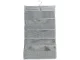 Double-Sided Hanging Underwear Organizer for Wardrobe, 22 Pockets, Grey