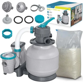 Bestway 58499 Sand Filter Pump 8327 L/h + 25 kg Sand