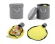 Toy Storage Basket with Play Mat and Lid, Grey