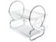 2-Tier Dish Drying Rack, Drainer with Cutlery Holder