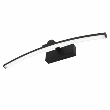 Modern LED Arc Wall Sconce 40cm Neutral White Light, Black