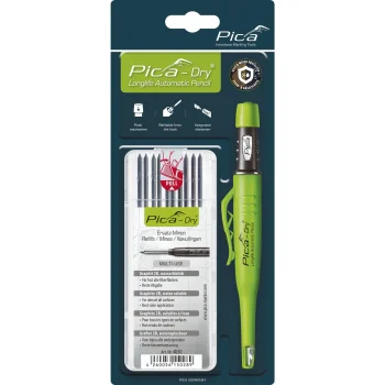 Pica-Dry Construction Marker 3030 with Refill Set 4030 Graphite 2B (2.8 mm)