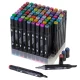 Double-Sided Alcohol Markers in Case 80 pcs + Stand