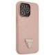 Guess iPhone 13 Case Saffiano Triangle Pink