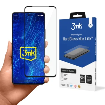 3mk HardGlass Max Lite Tempered Glass for Xiaomi Redmi Note 13 Pro+ Black