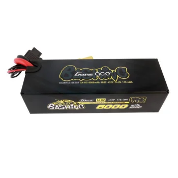 Gens ace 8000mAh 14.8V 100C 4S2P LiPo Battery Pack (GEA8K4S10E5GT)