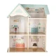 Lulilo Wooden Dollhouse with Furniture 56 cm, Mint