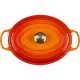 Le Creuset Signature Oval Cast Iron Casserole 31 cm, 6.3 L, Volcanic