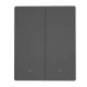 Smart WiFi Wall Switch SONOFF M5-2C-80, 2-Channel, Graphite