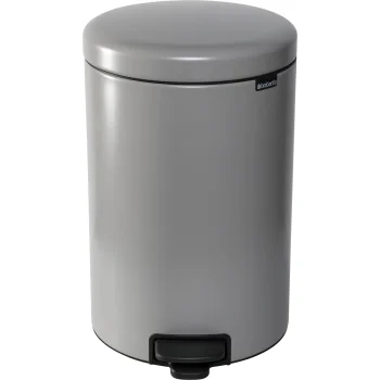 Brabantia NewIcon Pedal Bin 20 L, Soft Grey
