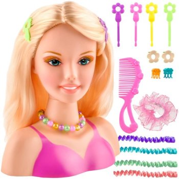 Hair Styling Head Doll for Girls with Accessories 23437