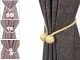 Magnetic Curtain Tiebacks, 2 pcs, Gold