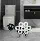 Toilet Paper Rack Stand Decorative Metal Toilet Tissue Holder, Sheep
