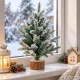 Artificial Christmas Tree with Snow, 50 cm