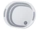 Collapsible Silicone Bowl with Drain and Cutting Board, 5L