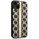 Karl Lagerfeld Monogram Stripe Case for iPhone 14 Plus - Brown