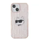 Karl Lagerfeld IML Choupette Head Case for iPhone 15 / 14 / 13, Pink