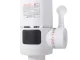Electric Instant Water Heating Tap with LCD Display, 3 kW, 220–240 V, White