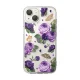 Ringke Fusion Design Case for iPhone 14 Plus, FD637E29, Transparent (Purple Rose)