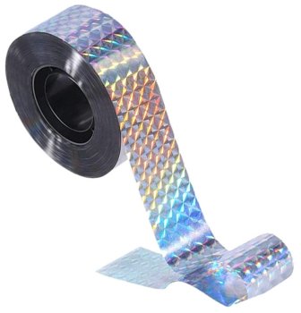 Reflective Bird Repellent Scare Tape 2.5cm x 80m, Silver