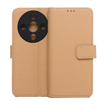 Smart Triangle Wallet Case for Honor Magic 8 Lite, Brown