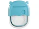 Collapsible Silicone Foot Massage Basin with Nubs, Blue