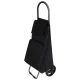 Shopping Trolley Bag on Wheels with Thermal Pocket 41 L, 35 kg, Black