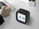 Digital Alarm Clock with Thermometer and Hygrometer LCD, Black