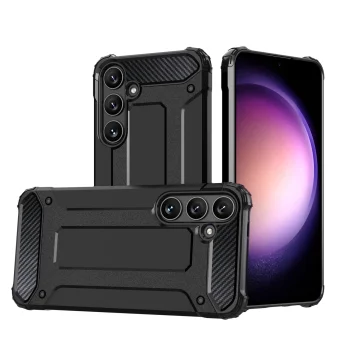 Hurtel Xiaomi POCO C65 / Redmi 13C Hybrid Armor Case, Black