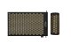 4Fizjo Acupressure Acupuncture Massage Mat Set with Pillow, 68x42 cm, Black/Gold