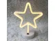 Standing LED Star 100 LED, USB/Battery, Warm Light, White