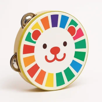 Yellow Bear Tambourine (KZ0025ZY)