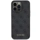 Guess iPhone 15 Pro Max Case 4G Metal Gold Logo, Gray