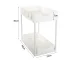Pull-out Spice and Accessory Organizer, White
