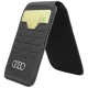 Audi Leather Wallet Card MagSafe magnetic with stand - black