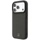 Mercedes-Benz Leather Mesh Bow Line MagSafe Case for iPhone 18 Pro / 17 Pro, Dark Gray