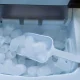 Ruhhy 00025565 Ice Maker 12kg/24h, Black Inox