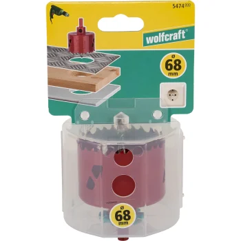 Wolfcraft Bi-Metal Hole Saw 68mm for Sockets