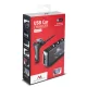 Maclean MCE218 Car Cigarette Lighter Splitter with Voltmeter, 3 Sockets, USB-C PD, QC 3.0