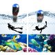 Full Face Snorkel Mask with Camera Mount, Anti-Fog 180° View S/M