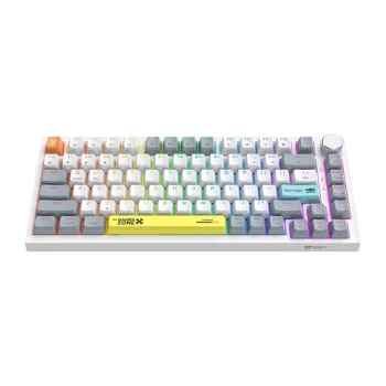 ONIKUMA G52 Mechanical Gaming Keyboard, 82 Keys, RGB, Black
