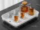 Double-Layer Kitchen Tray - Dish and Fruit Drainer, Plastic