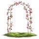 Plonos PL-990 Garden Arch Pergola 240cm - Elegant Outdoor Arbor Structure