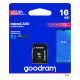 Goodram 16 GB microSDHC Memory Card (U1 100MB/s read) | Карта Памяти для Телефона