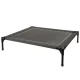 Purlov XXL Dog Bed with Canopy, 90x90x70 cm, Grey