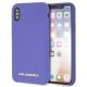 Karl Lagerfeld Silicone Case for iPhone X / Xs, Purple