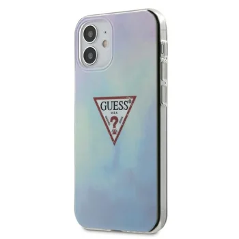 Guess iPhone 12 mini Case Tie & Dye Collection, Blue